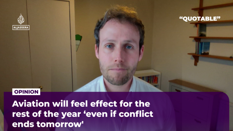 Aviation will feel effect for the rest of the year ‘even if conflict ends t