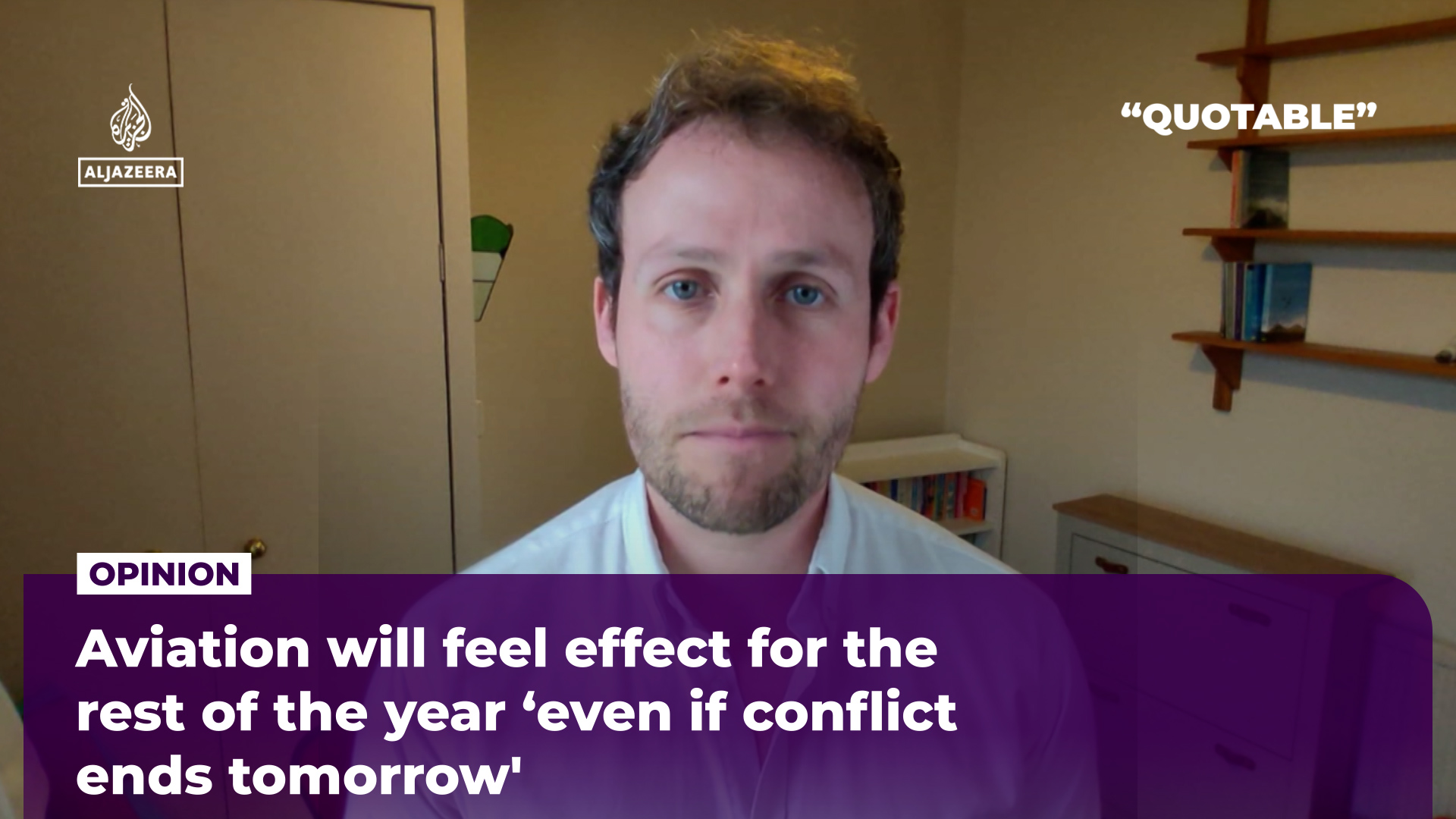 Aviation will feel effect for the rest of the year ‘even if conflict ends t