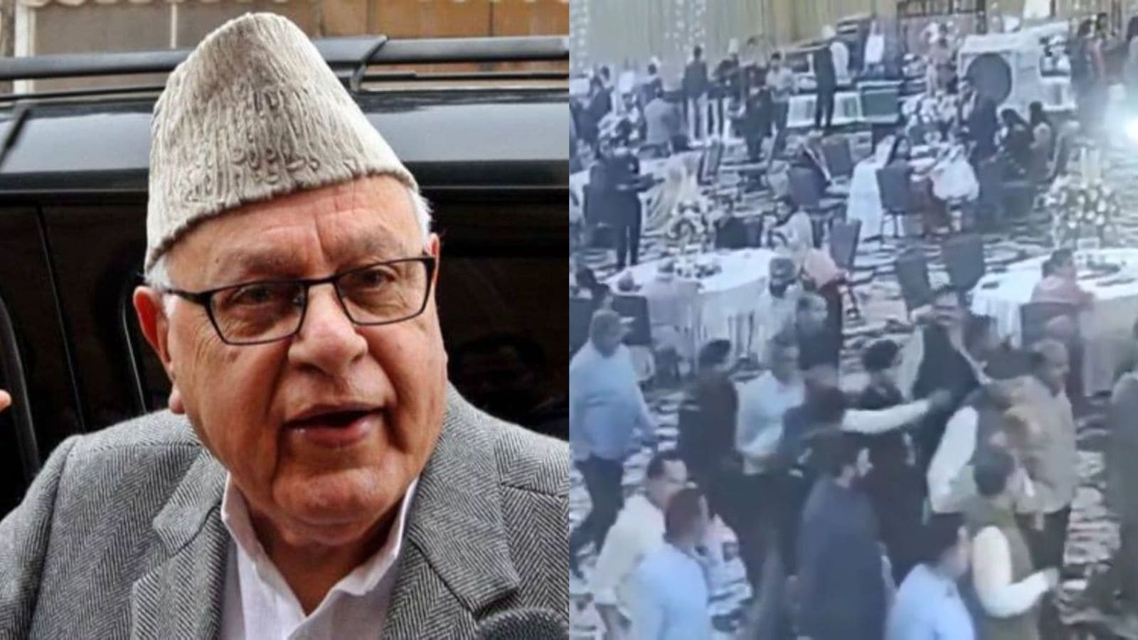 Shot fired at Farooq Abdullah from point-blank range, he escapes unhurt; assassination bid: Omar