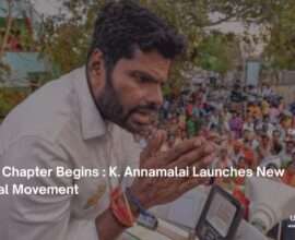 K. Annamalai Quits BJP: Launches New Political Movement in Tamil Nadu