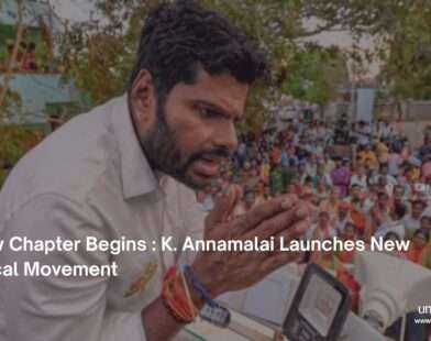 K. Annamalai Quits BJP: Launches New Political Movement in Tamil Nadu